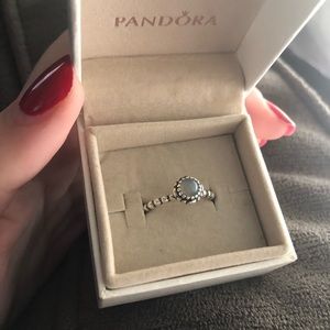 Pandora birthday bloom ring